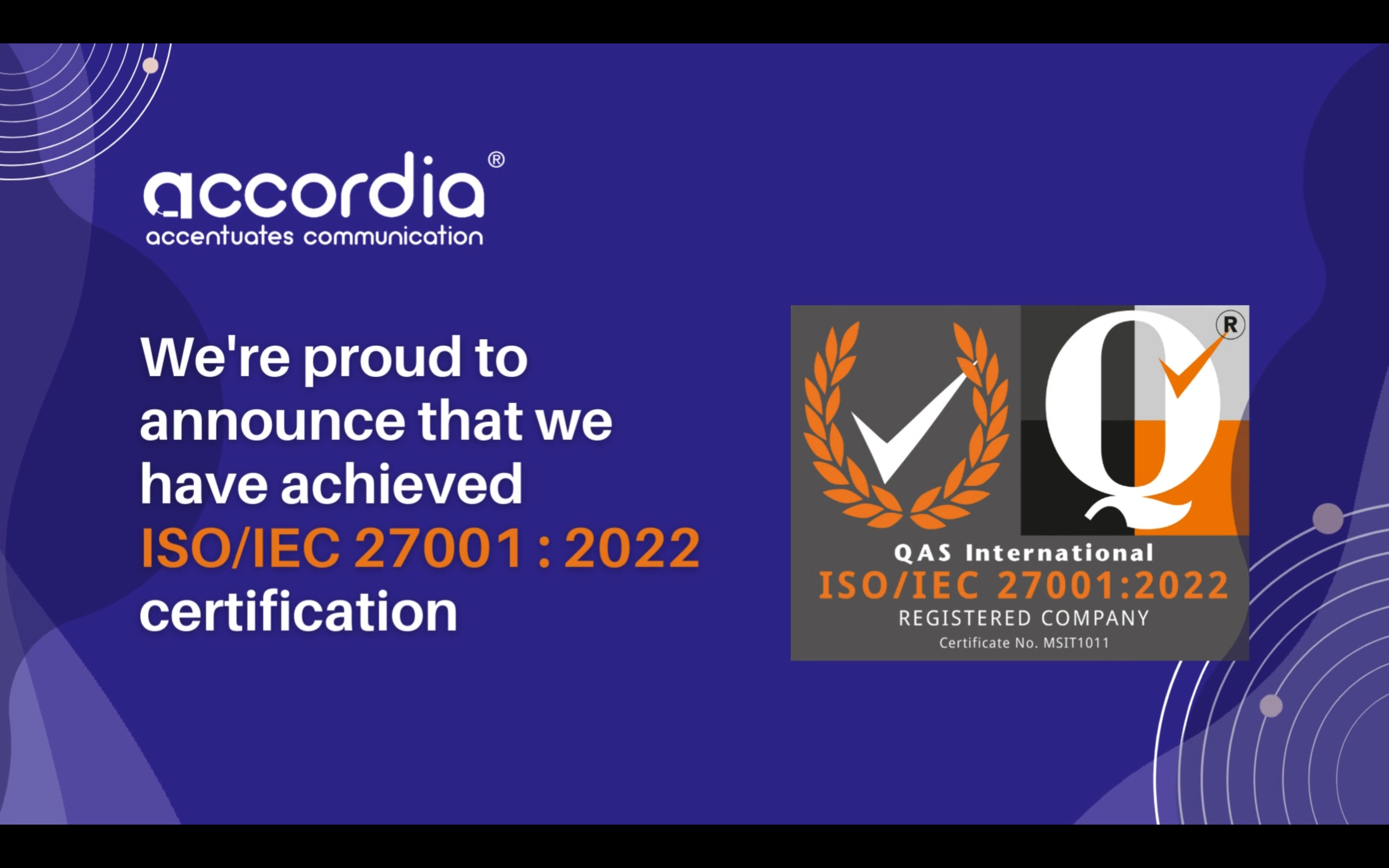 Accordia ISO Certification FBLI